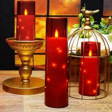 Kakoya Flameless LED Candles Set with Timer