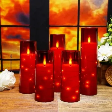 Kakoya Flameless LED Candles Set with Timer