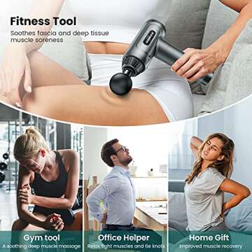 Wise Friends Foot Massager Mat Massage Gun Deep Tissue