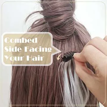 Dreamlover Wig Clips to Secure Wig, Clips for Hair Extensions, 6 Teeth, 30 Pieces