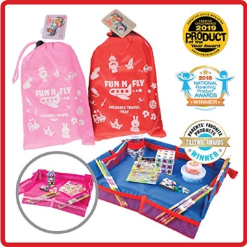 Travel Tray for Kids - Fun N' Fly Foldable Design