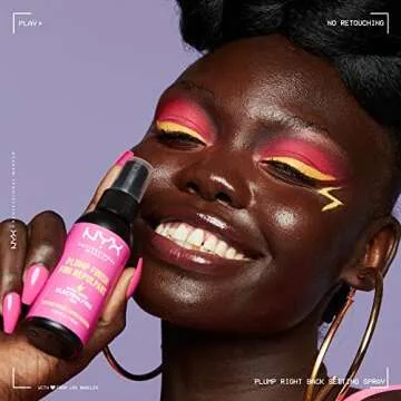 NYX PROFESSIONAL MAKEUP Plump Right Back Plumping Serum & Primer + Makeup Setting Spray, Plump Finish (2-Pack Bundle)