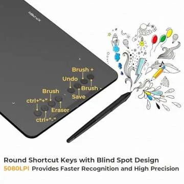 XPPen Deco 01 V3 Battery-Free Drawing Tablet - 16384 Pressure Levels