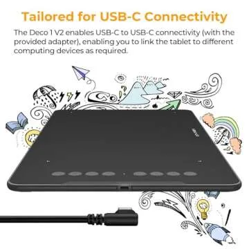 XPPen Deco 01 V3 Battery-Free Drawing Tablet - 16384 Pressure Levels