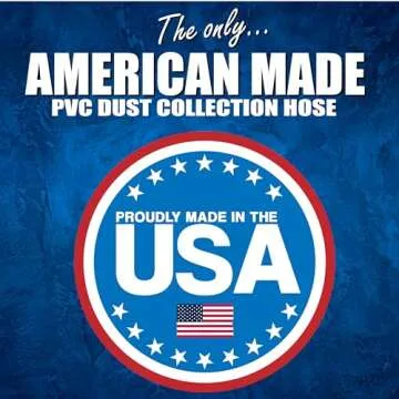 2 1/2" x 20' Clear PVC Dust Collection Hose - Perfect for Woodworking