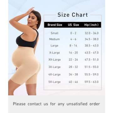 KUNINDOME Maternity Shapewear Shorts for Expecting Moms