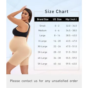 KUNINDOME Maternity Shapewear Shorts for Expecting Moms