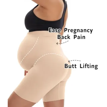 KUNINDOME Maternity Shapewear Shorts for Expecting Moms
