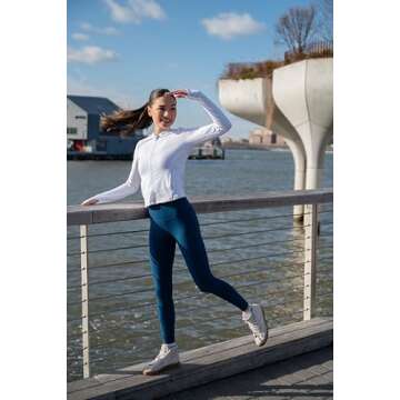 High Waist Fleece Lined Leggings for Women | 90 Degree By Reflex