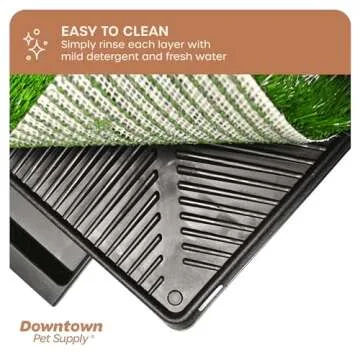 Downtown Pet Supply Dog Grass Pad - Indoor Outdoor Potty Training