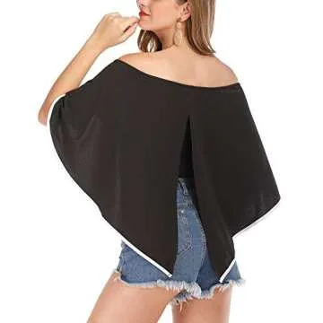 Cuihur Women's Off Shoulder Ruffle Bodysuit Summer Style