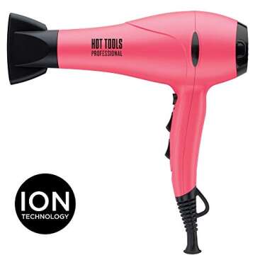 Hot Tools Professional 1875W Turbo Ionic Dryer, Pink, 1 ct.