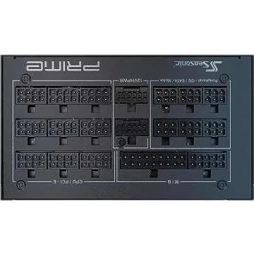 Seasonic PRIME PX-1600 - 1600W - 80+ Platinum - ATX 3.1 & PCIe 5.1 Ready - Full Modular - Premium Japanese Capacitor - 12 Year Warranty - Nvidia RTX 30/40 Super & AMD GPU Compatible (Ref. SSR-1600PD2)