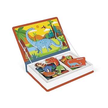 Shop Janod Magneti'Book Dinosaurs - Fun Learning Toy