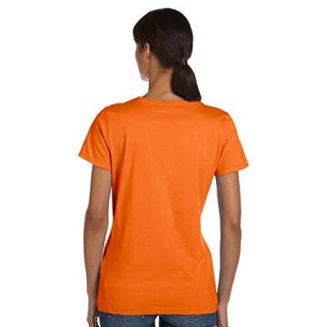 Fruit of the Loom Ladies' 5 oz., HD Cotton™ T-Shirt S WHITE