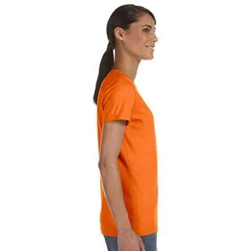 Fruit of the Loom Ladies' 5 oz., HD Cotton™ T-Shirt S WHITE