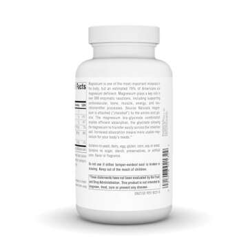Source Naturals Magnesium Bis-Glycinate for Health