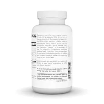 Source Naturals Magnesium Bis-Glycinate for Health