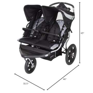 Baby Trend Navigator® Lite Double Jogger, Europa