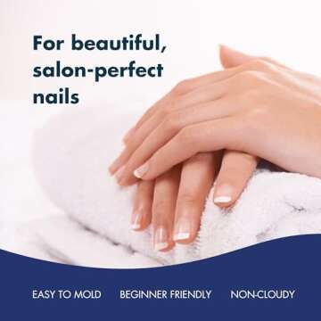 DeEnti Acrylic Nail Powder, 4oz Dark Pink Acrylic Powder Dip for Nails, Long Lasting Salon Quality, Bubble Free Professional Manicures, Fake Nails, Carving & Extensions