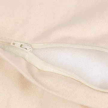 Creative Co-Op Wool Blend Swiss Cross Pillow, Black & Cream