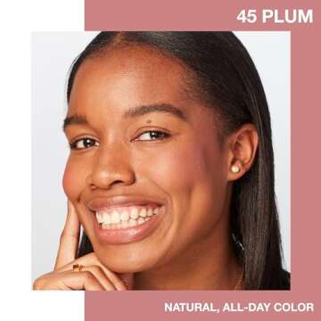 Maybelline Fit Me Blush, Lightweight, Smooth, Blendable, Long-lasting All-Day Face Enhancing Makeup Color, Plum, 1 Count