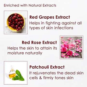 NUTRIGLOW 5 In 1 Face Massager Wine Facial Kit