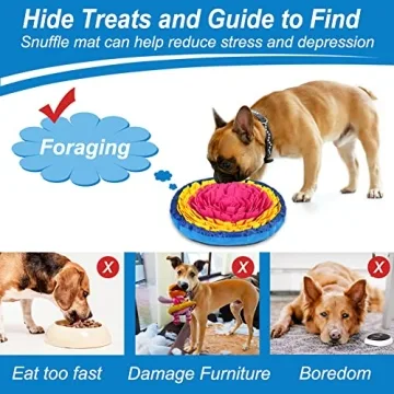 Interactive Snuffle Mat for Dogs and Pets for Enrichment