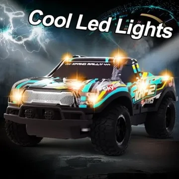 LED Remote Control Car for Kids - Durable Racing Toy