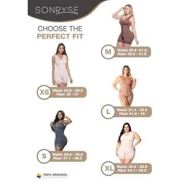 Sonryse Faja Colombianas Post Surgery Compression Garment Stage 2 Fajas Reductoras y Moldeadoras