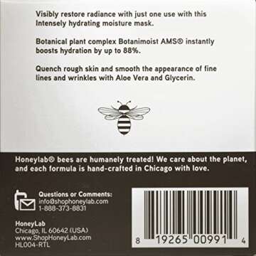 Honeylab Miracle Moisture Honey Facial Mask for Glowing Skin