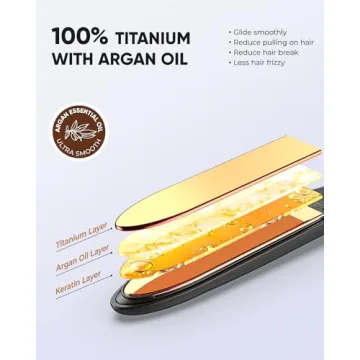 Vanessa Pro Flat Iron: Sleek Style & Versatile Curls in One Pass