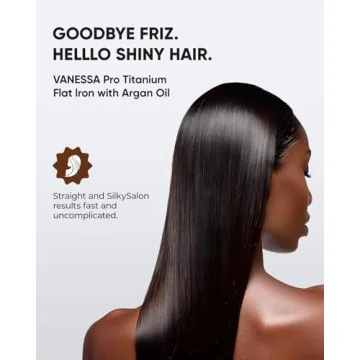 Vanessa Pro Flat Iron: Sleek Style & Versatile Curls in One Pass