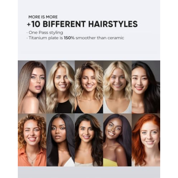 Vanessa Pro Flat Iron: Sleek Style & Versatile Curls in One Pass