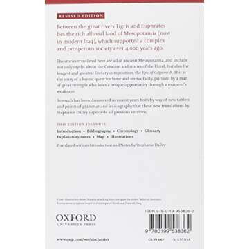 Myths from Mesopotamia: Creation, the Flood, Gilgamesh, and Others (Oxford World's Classics)