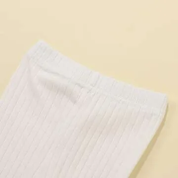 LXXIASHI Newborn Ribbed Leggings - Unisex Cotton Trousers