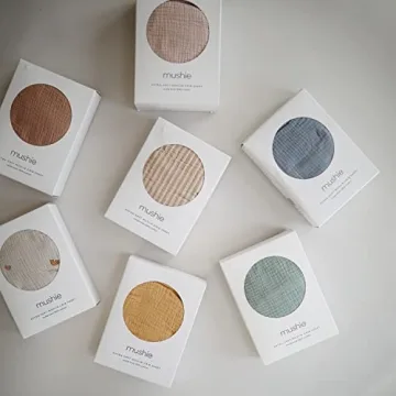 Mushie Extra Soft Muslin Crib Sheet for Cozy Sleep