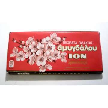 ION Greek Traditional Chocolate with Almonds - 100g