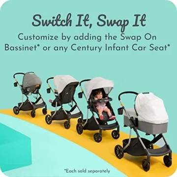 Century™ Swap On™ Modular Stroller: A Lightweight Family Essential