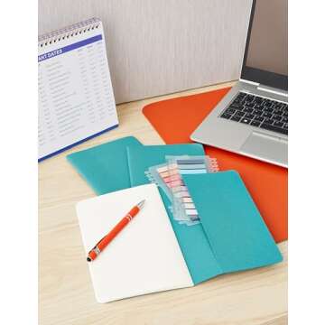 Moleskine Cahier Journal, Soft Cover, Large (5" x 8.25") Ruled/Lined, Black, 80 Pages (Set of 3)