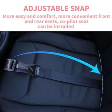 WNN Cushion Bump Strap - Comfortable Seat Adjuster for Moms