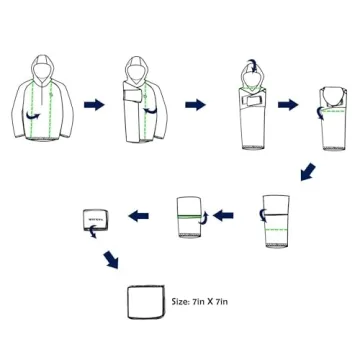 BALEAF Men's Waterproof Lightweight Rain Jacket for Active Use