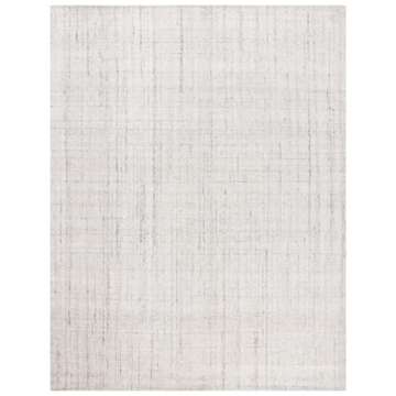 SAFAVIEH Abstract Collection Area Rug - 10' x 14', Light Grey, Handmade Wool & Viscose, Ideal for High Traffic Areas in Living Room, Bedroom (ABT141E)