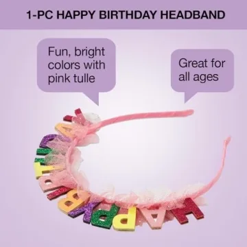 Scunci Birthday Headband - Bright Fun for All Ages