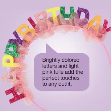 Scunci Birthday Headband - Bright Fun for All Ages