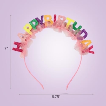Scunci Birthday Headband - Bright Fun for All Ages