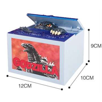 Creative Movie Dinosaur Piggy Bank Stealing Coin Musical Moving Monster Money Box Birthday Christmas Best Gifts for Boys