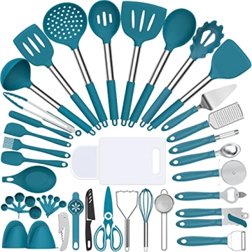 Umite Chef 43 PCS Silicone Kitchen Utensil Set – High-Quality Durable Cooking Tools