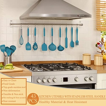 Umite Chef 43 PCS Silicone Kitchen Utensil Set for Easy Cooking