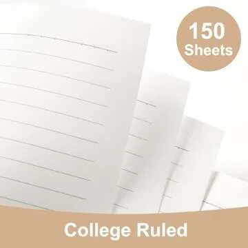 Yoment 4 Pack Hardcover Spiral Notebook - 300 Pages Quality Design